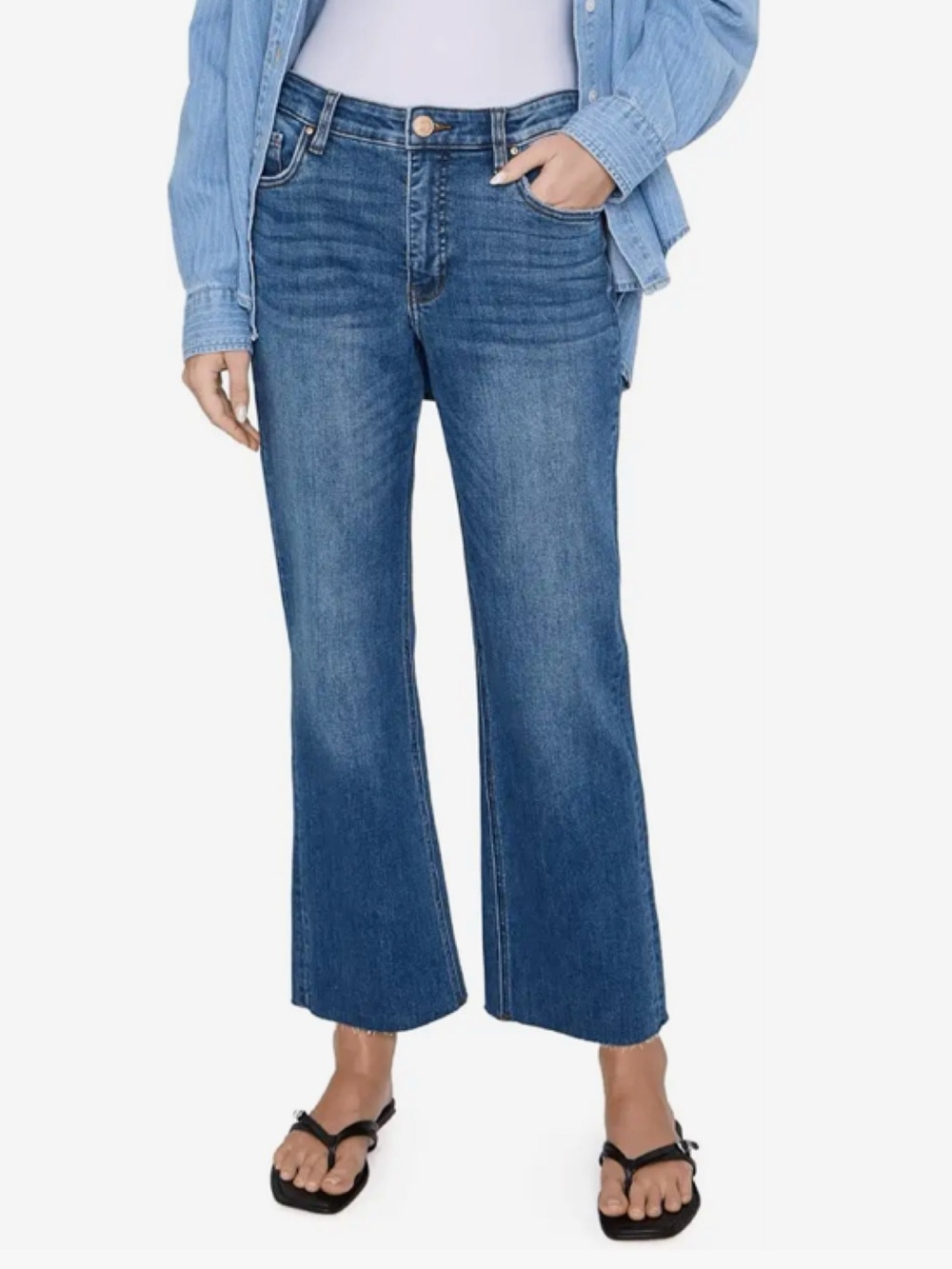 KUT FROM THE KLOTH Kelsey High Rise Ankle Flare